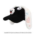 thumbnail image 3 of Thick Baseball Hat for Halloween Cosplay Sports Hat with Ear Hat 2000s Cosplay Hat Rabbits Baseball Caps 2000s Yellow, 3 of 4