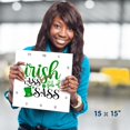 thumbnail image 4 of 3dRose, Irish lass full of sass St. Patricks day funny charm, gift for her, 15x15 Wall Clock, 4 of 8