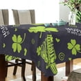thumbnail image 3 of GZHJMY St. Patrick Cupcake Square Tablecloth, Waterproof Stain Wrinkle Resistant Washable Polyester Table Cover for Picnic Dinner Holiday Kitchen Party Decor, 54 x 54 in Home Decor, 3 of 7