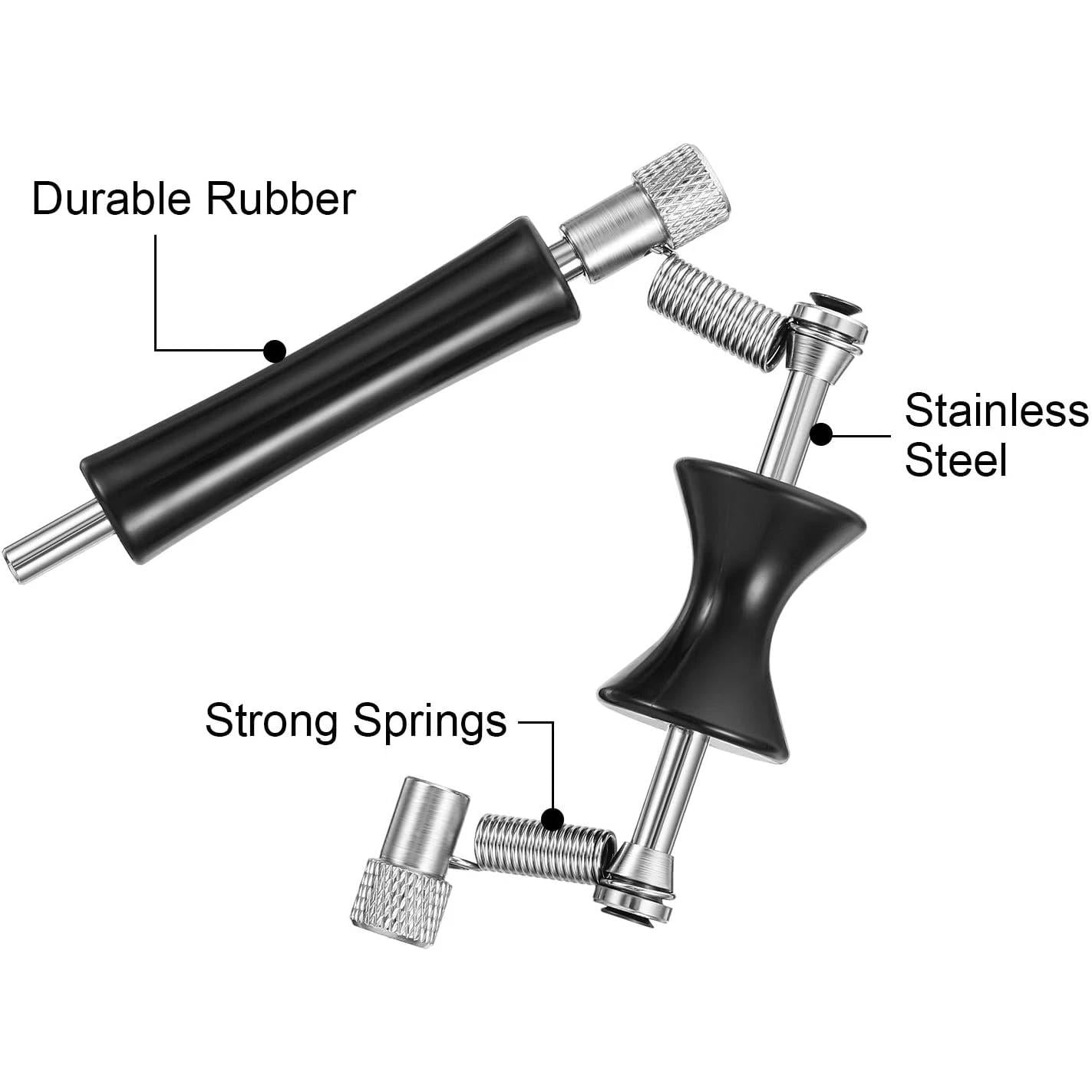 2 Pack Guitar Rolling Capo Sliding Adjustable Rubber and Stainless Steel Capo fo