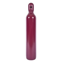 New 80 Cu Ft Steel Inert Gas Cylinder Tank CGA580 Valve for Helium, Argon, or Nitrogen - Ships Empty