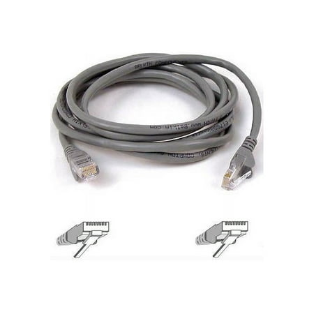 UPC: 0722868516423 | Belkin A3L980-08-S 8 ft. Cat 6 Gray Snagless Patch Cable