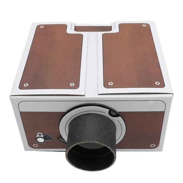 Box DIY Proyector De Teléfono Inteligente 8X Ampliación De Imagen Cartón Cine En Casa Caja De Cine Proyector Para Teléfonos Móviles
