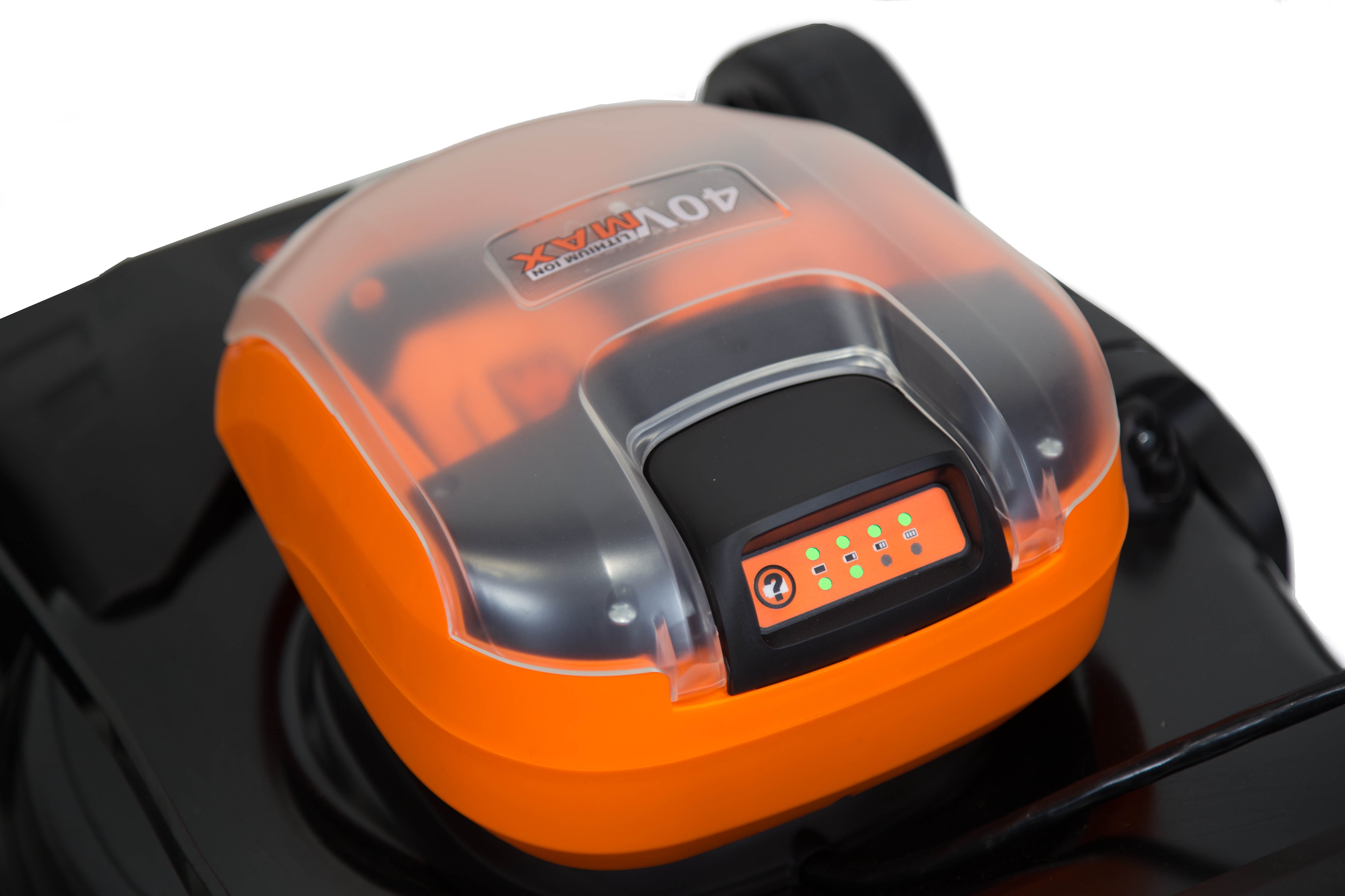 WEN 40V Max Lithium Ion 21-Inch Cordless 3-in-1 Lawn Mower with Two Batteries, 16-Gallon Bag and Charger - 3