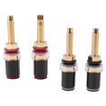 thumbnail image 5 of 4 Terminales de Altavoz Alta Fidelidad, Conector Amplificador Chapado en Cobre Puro para Tipo Banana Hembra, 5 of 5