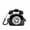 Black, variant on Telephone Shaped Purse Shoulder Crossbody Tote Bags Women Retro Phone Top Handle Handbags For Girls
