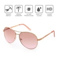 thumbnail image 2 of 2 Aviator Sunglasses for Women Adult Female , Light Brown, 2 of 11