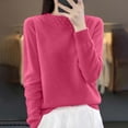thumbnail image 2 of yillto Womens Mock Neck Sweater Soft Long Sleeve Warm Lightweight Undershirts Tops for Fall Winter, 2 of 7