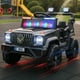thumbnail image 2 of Kids House Carrito Electrico Montable para Niños Turbo Cruiser, Diseño de Policia, Color Gris, Carrito de Control Remoto y Manejo Directo, con Luces, Estereo y Pedales Funcionales, 2 of 9