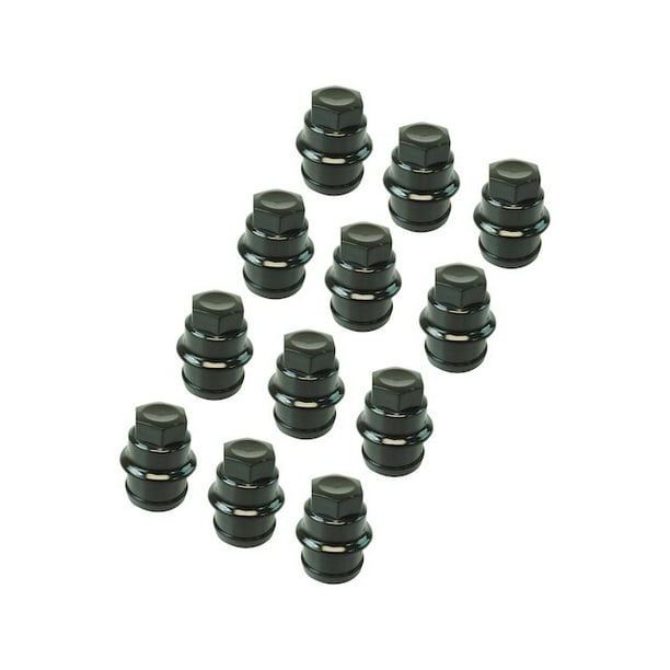 Wheel Lug Nut Cap Set 12 Piece Set Compatible with 2003 2018 Chevy