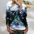 thumbnail image 2 of Sudadera para Mujer Cuello Redondo Sudaderas Moda Estampado Manga Larga Cómodo Transpirable Odeerbi  ODB-5, 2 of 5