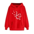thumbnail image 2 of PNTUTB Women's Print Winter Hoodie Pullover Long Sleeved Comfortable Sweatshirt, 2 of 5