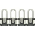 thumbnail image 1 of Brinks 672-52401 Commercial 50mm Solid Steel Lock with 2" Boron Shackle - 4-Pack, 1 of 7