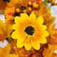 thumbnail image 5 of Guirnalda de decoración Calavera de girasol tejida a mano Hoja de arce artificial para puerta principal, 5 of 6