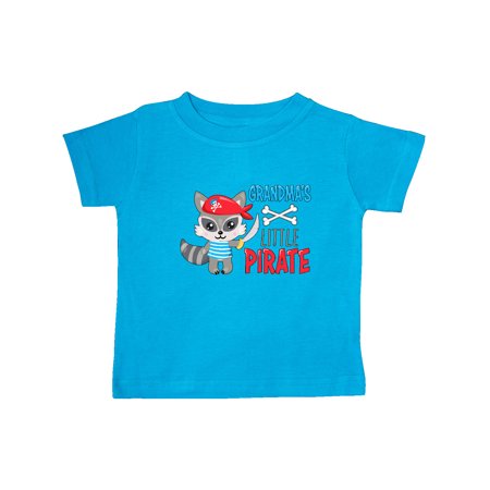 

Inktastic Grandma s Little Pirate Cute Raccoon with Sword Gift Baby Boy or Baby Girl T-Shirt