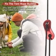 thumbnail image 2 of Uxcell Rope Tensioner Aluminum Alloy [20PCS] - Guyline Cord Adjusters - [Red] Tent Rope Adjuster, 2 of 7