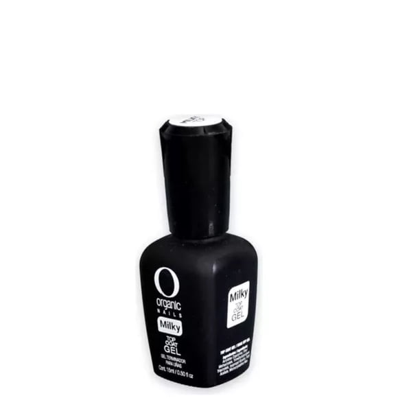 Organic Nails Gel Milky Top Coat.