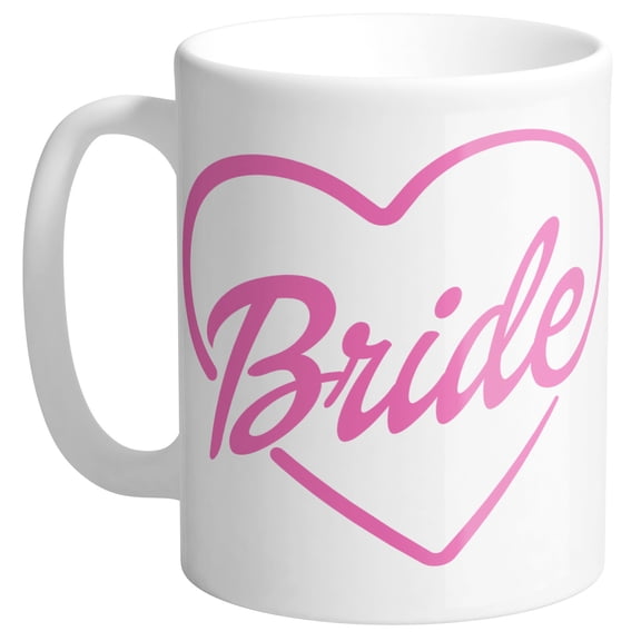 Bride Heart Coffee Mug 11oz White