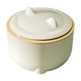 thumbnail image 3 of Kitchen Trash Can, Step-On Garbage Can with Lid, Tall Kitchen & Bathroom Trash Can, Small Office Waste Bin, Yellow - Xuniizn, 3 of 7