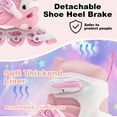 thumbnail image 5 of LPAMEOIU Inline Skates with Light Up Wheels,4-Size Adjustable Roller Skates for Girls Boys Teen(Hot Pink,L), 5 of 10