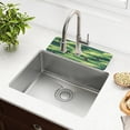 thumbnail image 6 of Trees Single Compact Faucet Drying Pad 14.7x5.4in Absorbent Mat for Small Sinks, Vanity Countertops, 6 of 10