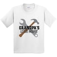 thumbnail image 3 of Inktastic Grandpa Little Helper Youth T-Shirt, 3 of 5