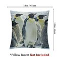 thumbnail image 4 of BANET Pillow Cases Set of 2 Emperor Penguin and Child Satin Pillowcase for Hair and Skin Pillowcase 22x22in, 4 of 7