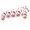 274cm, variant on Child Safe Halloween Bloody Handprint Tablecloth Polyethylene Materials Safe Dining Table Cover Decoration