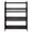 Black, variant on Casual Home Montego 3-Shelf Folding Bookcase -Black