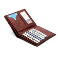 thumbnail image 2 of COWHIDE LEATHER MEN'S BIFOLD HIPSTER EUROPEAN WALLET CREDIT CARD HOLDER, 2 of 11