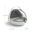 thumbnail image 2 of Feeding Box Silkworm Transport Container Transparent Animal Habitat Cage, 2 of 3