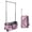 Pink, variant on 26 Inch Rolling Dance Bag with Garment Rack, Wheeled Duffel with 45.3 Inch Hanging Space, Teal, for Dance and Cheer Competitions