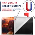 thumbnail image 4 of Labor Day Mailbox Cover America Bald Eagle Flag Printing Mailbox Wrap Waterproof Magnetic Letterbox Covers Decorating Durable Mail Box Covers Outdoor Decor Standard Size 21x18 Inch, 4 of 6