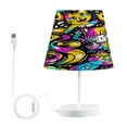 thumbnail image 2 of Funny Cats with Long Hair Desk Lamp LED Table Nightstand Lamps with 3 Color Temperatures for Home Bedroom Living Room Decor 6x11, 2 of 8