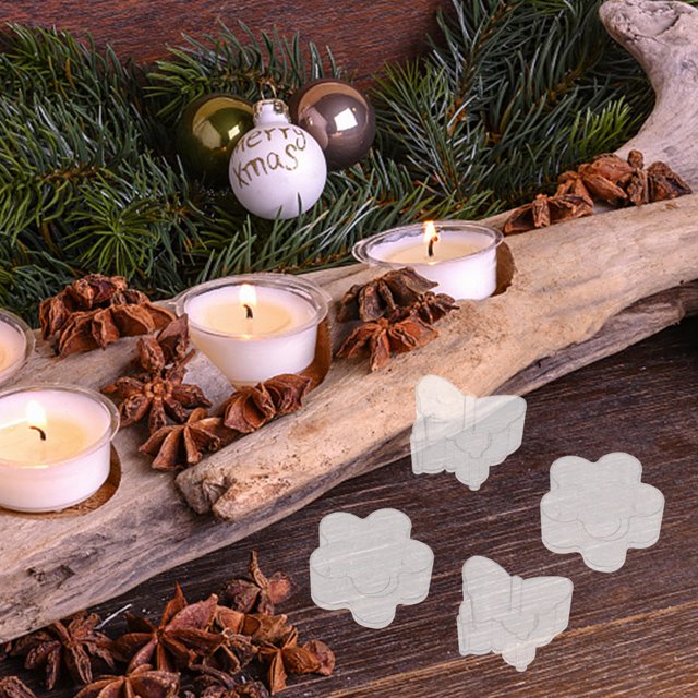 KAKOWELY 1Jgo Caja De Plástico Para Velas Con Tapa Para Manualidades Y Almacenamiento Seguro