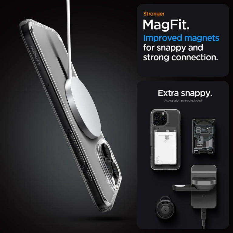 Spigen Ultra Hybrid S MagFit Apple iPhone 17 Hoesje Back Cover Transparant Wit