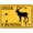 Warning Sign 4, variant on Danger Open Penetration Sign, 8"x12" Aluminum Warning Sign, Open Hole Hazard Sign for Property Business Yard