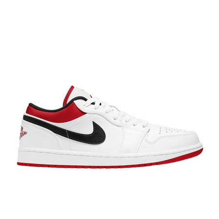 Air Jordan 1 Low 'White Univeristy Red' - 553558-118 - Size 8 - Mens