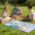 thumbnail image 6 of AZXY Coastal Starfish Beach Towel, Microfiber Seashell Print Quick Dry Absorbent Towel, Large Soft Towel for Pool, Gym, Summer Outdoor, 6 of 7