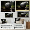 thumbnail image 4 of Designart "Focused Golfer" Sports Floater Framed Canvas Print, 4 of 7