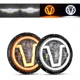 thumbnail image 1 of 7 Pulgadas Faro Redondo Direccionales Hi/lo Beam Jeep/moto, 1 of 5