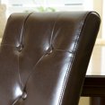 thumbnail image 5 of Tate Brown Bonded Leather Dining Chair (Set of 2), 5 of 5