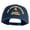 Navy, variant on U.S. Army 3rd Armored Division Embroidered Retro Cotton Blend Snapback Cap - Black OSFM