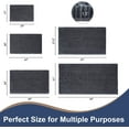 thumbnail image 2 of Soft Plush Microfiber Bathroom Rugs, Absorbent Bath Rugs Non Skid Machine Wash Dry Bath Mats for Tub,Shower and Bath Room Floor Mats (20x32inches, Charcoal Grey), 2 of 6