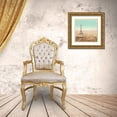 thumbnail image 3 of Schlabach, Sue 12x12 Gold Ornate Wood Framed with Double Matting Museum Art Print Titled - Eiffel Landscape Letter Blue II, 3 of 4