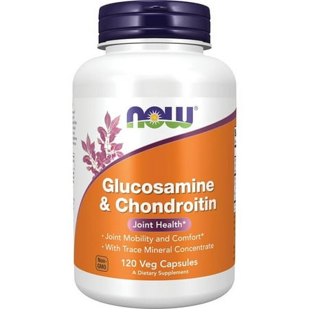 UPC 733739032287 product image for NOW Foods - Glucosamine and Chondroitin with Trace Minerals - 120 Veg Capsules | upcitemdb.com