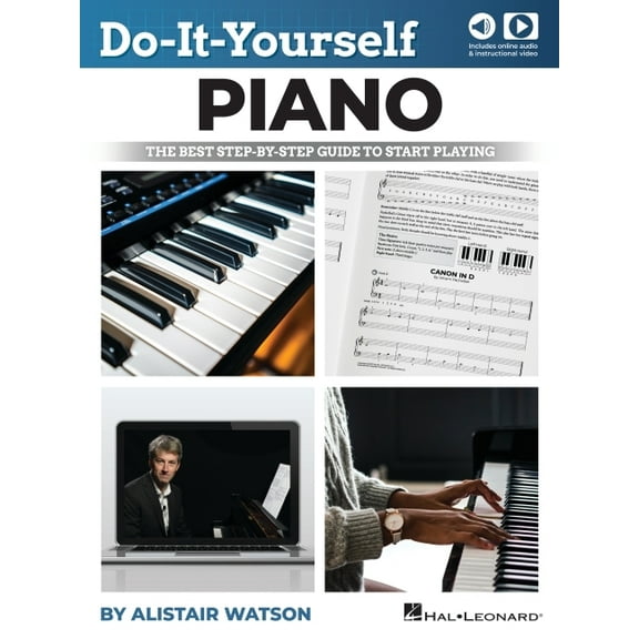 Do-It-Yourself Piano: The Best Step-By-Step Guide to Start Playing (Book/Online Media), (Paperback)