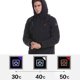 thumbnail image 4 of leyfeng Chaquetas térmicas Hombres Mujeres Invierno Cálido USB Chaquetas térmicas A prueba de viento Impermeable para deportes al aire libre, 4 of 8