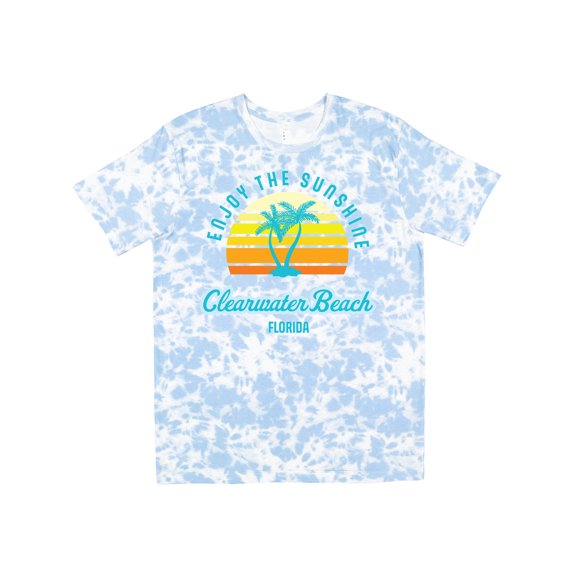 Inktastic Summer Enjoy the Sunshine Clearwater Beach Florida in Blue T-Shirt