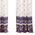 thumbnail image 3 of Pico 84 Inch Window Curtains Polka Dots and Flowers White Blue Microfiber, 3 of 3
